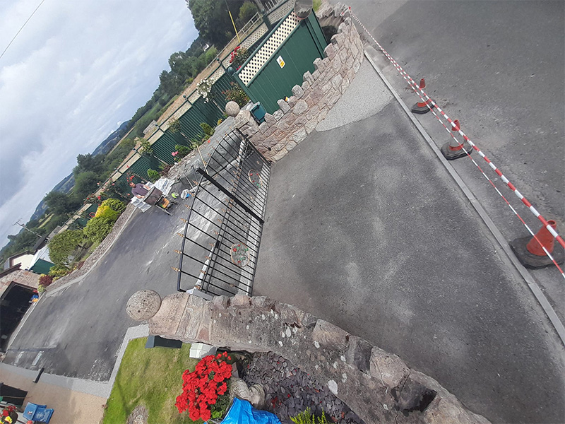 10 Before of a tarmac driveway